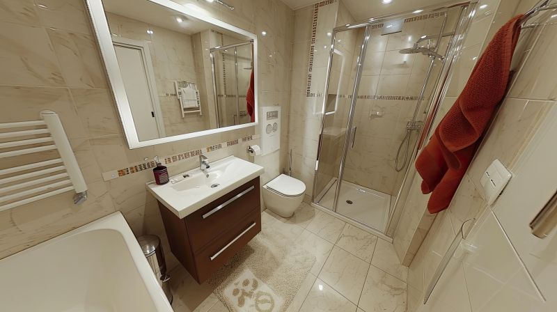 Modern Bathroom with Smart Controls